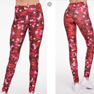 Goldsheep Heart Confetti Leggings small